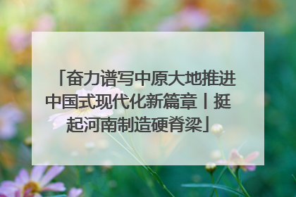 奋力谱写中原大地推进中国式现代化新篇章丨挺起河南制造硬脊梁